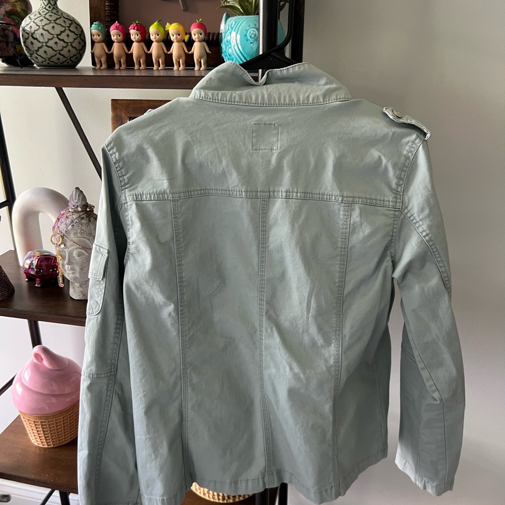 Kensie Light blue utility Jacket - Picture 4 of 4